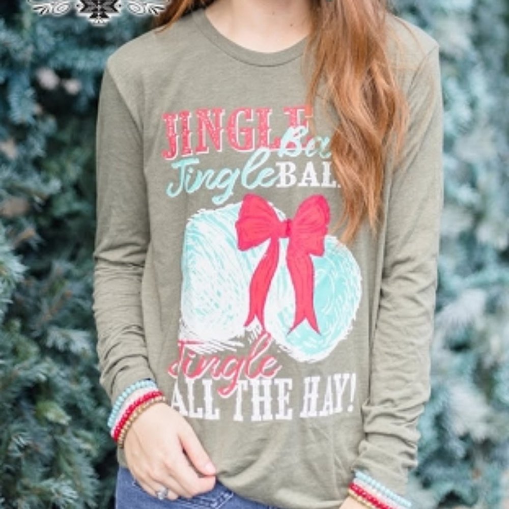 CRAZY TRAIN JINGLE BAILS LONG SLEEVED SHIRT